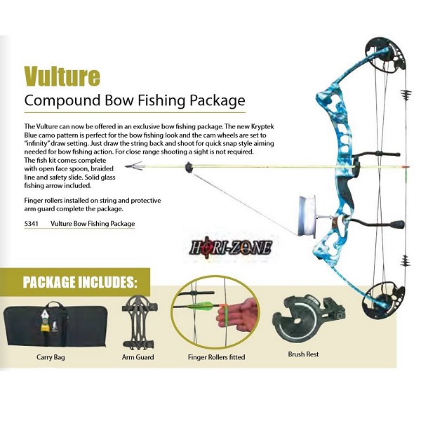 Horizone Vulture RTF Fishing Compound Bow Kit
